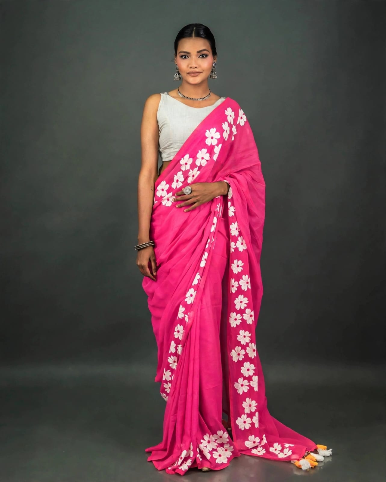 Shefali Bloom Hot Pink