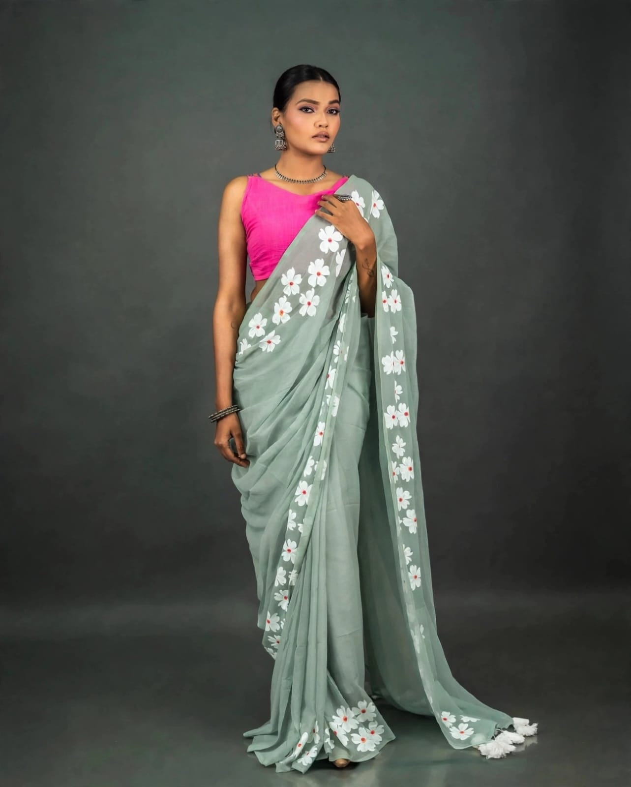 Shefali Bloom Ashy Green