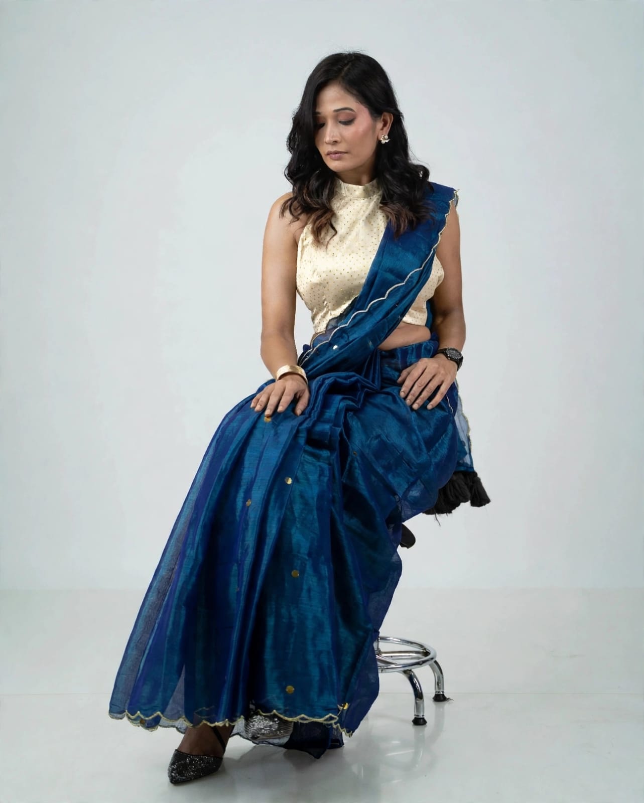 The Peacock Blue Sparkle